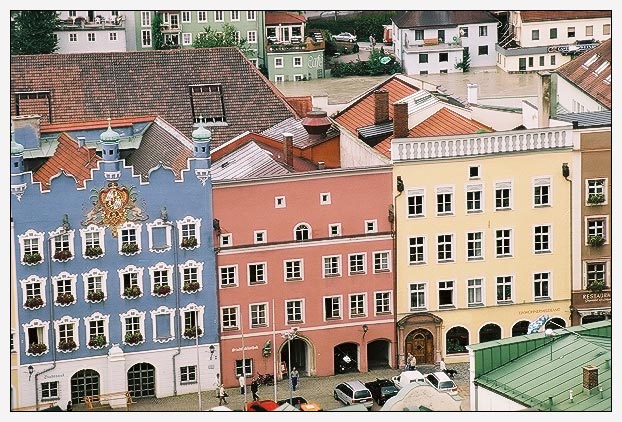 фото "Flood in Burghausen city" метки: путешествия, Европа