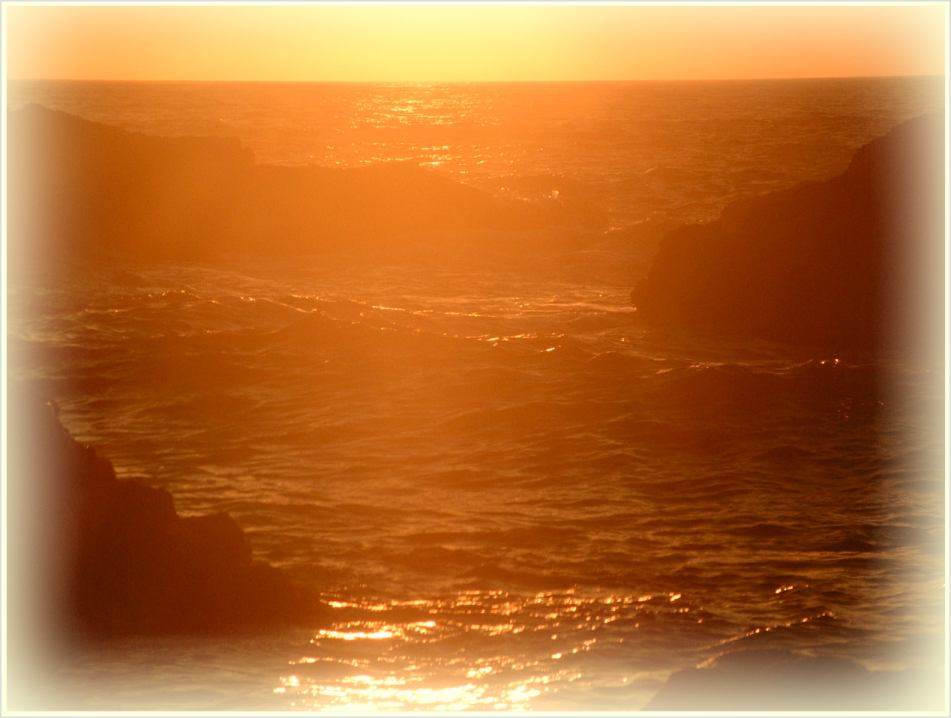 photo "Sun Reflected in the Water" tags: landscape, sunset, water