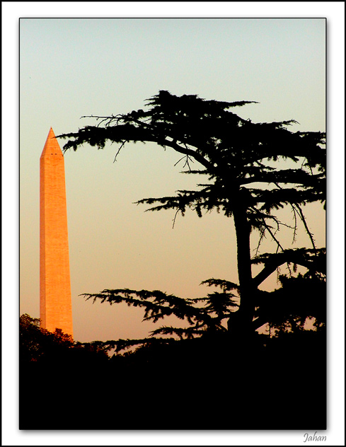 photo "Washington Monument" tags: architecture, landscape, sunset