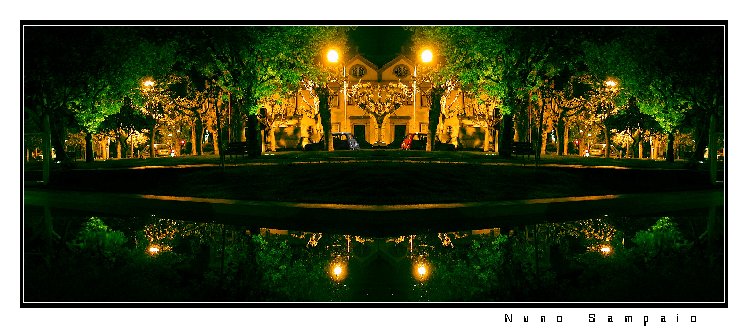 photo "urban reflex" tags: architecture, landscape, night