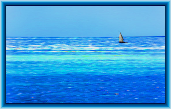 photo "White sail on the horizon..." tags: landscape, water