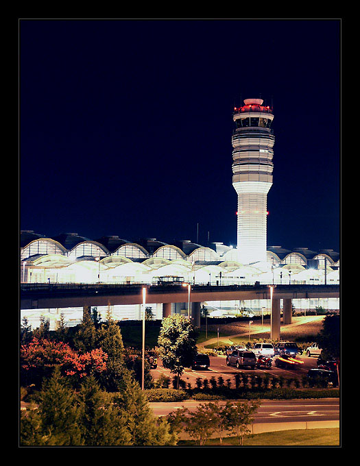 фото "Industrial. Airport" метки: архитектура, пейзаж, ночь