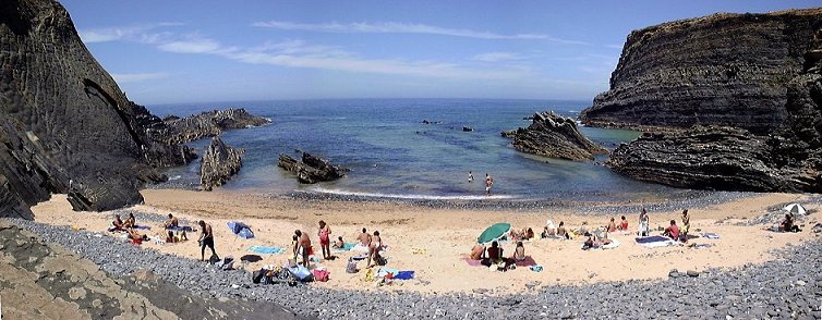 photo "Cavaleiro Beach (Panorama)" tags: landscape, summer, water