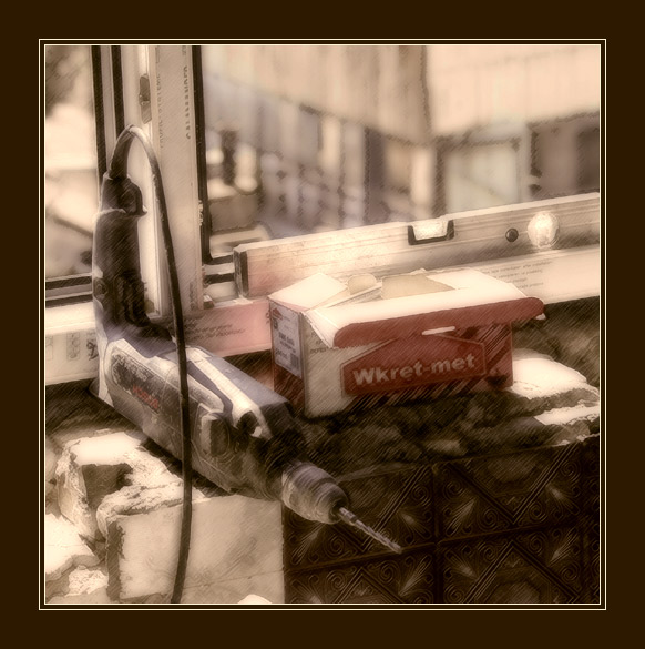 photo "Industrial still-life with a window" tags: still life, montage, 