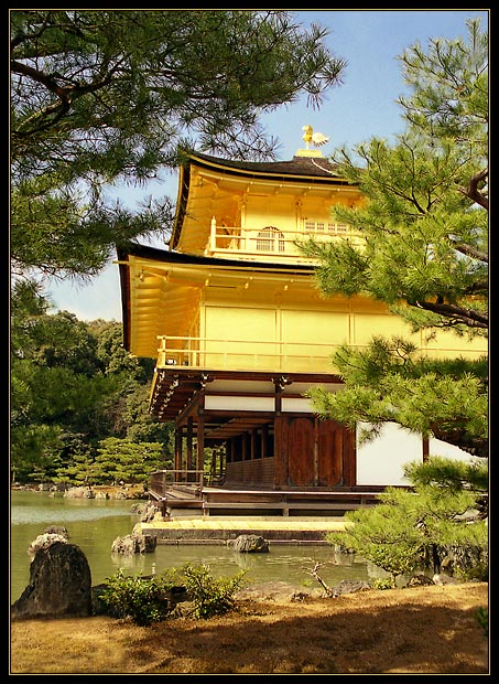 фото "Кинкакудзи - Золотой храм в Киото" метки: путешествия, пейзаж, Азия, лето