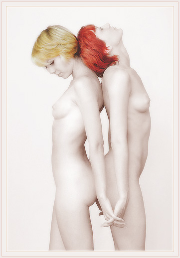 photo "sisters.2. up-n-down" tags: nude, genre, 