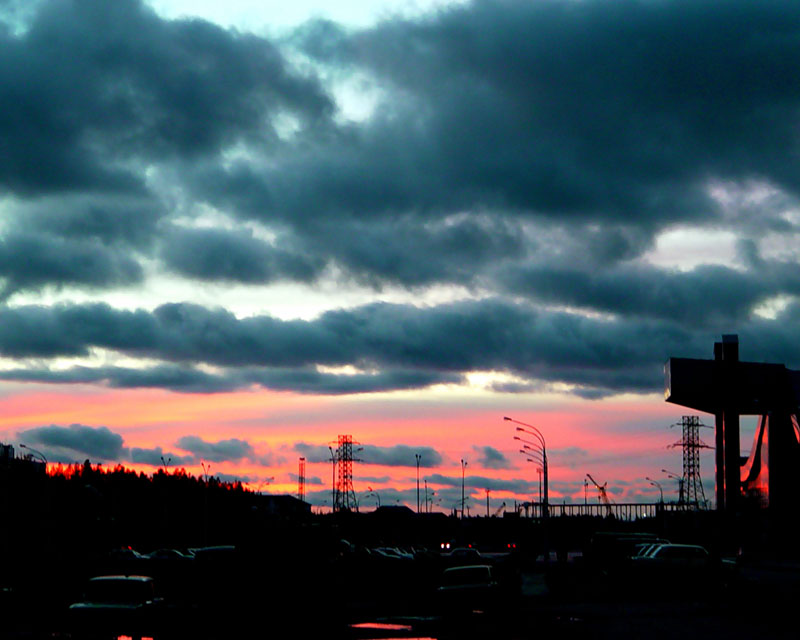 photo "Siberian sunsets" tags: landscape, montage, sunset