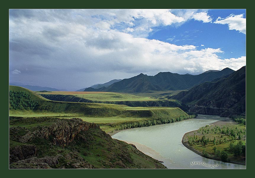 photo "theme for meditation 1" tags: landscape, clouds, mountains