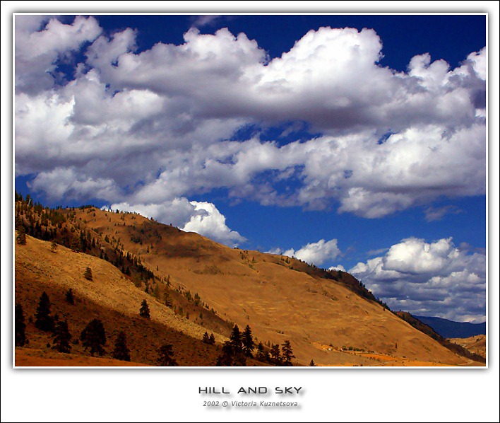 photo "About hill & sky..." tags: landscape, clouds, mountains