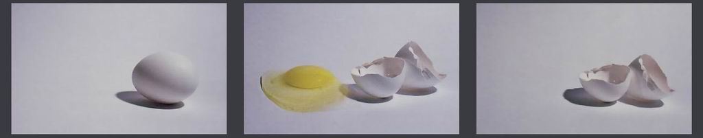 фото "Печальная история одного яйца..." метки: разное, абстракция, 
