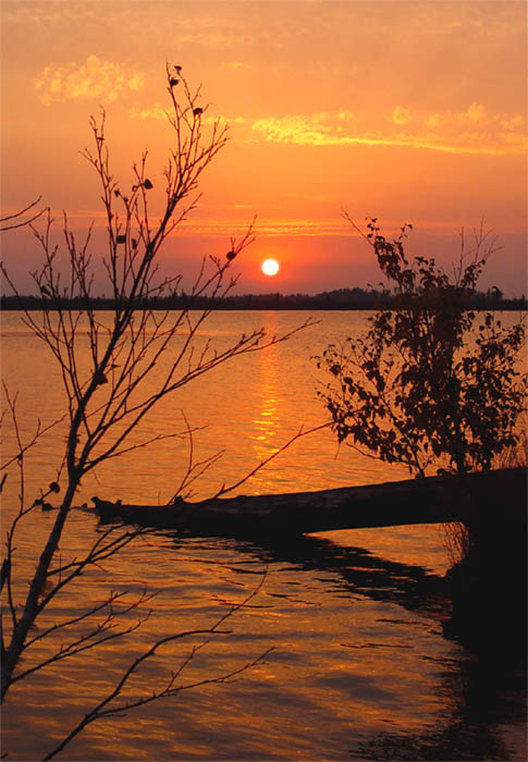 фото "Закат. Озеро Савкино 2" метки: пейзаж, закат, осень