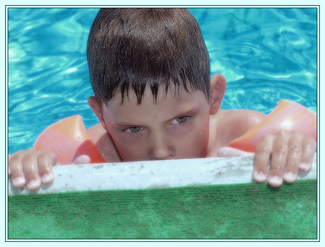 photo "Portrait of the small swimmer" tags: portrait, genre, children