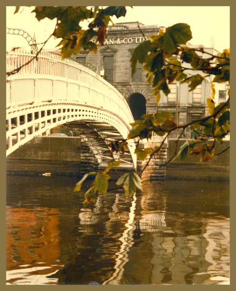 фото "halpenny bridge dublin" метки: архитектура, пейзаж, вода