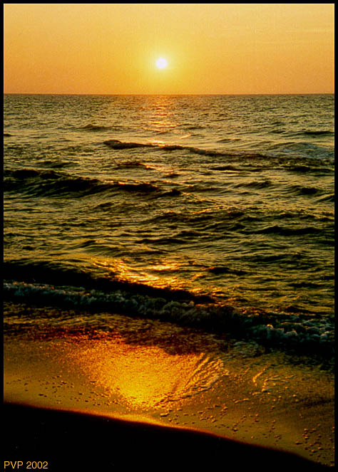 photo "Sunset on the Baltic sea" tags: landscape, sunset, water