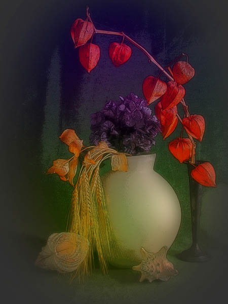 фото "Still Life with Dried Flowers" метки: натюрморт, 