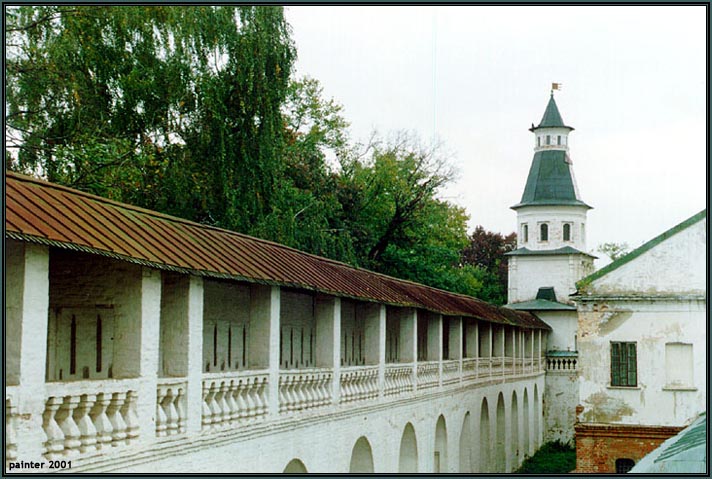 фото "Outer wall of monastery in New Jerusalem, Moscow r" метки: путешествия, архитектура, пейзаж, Европа