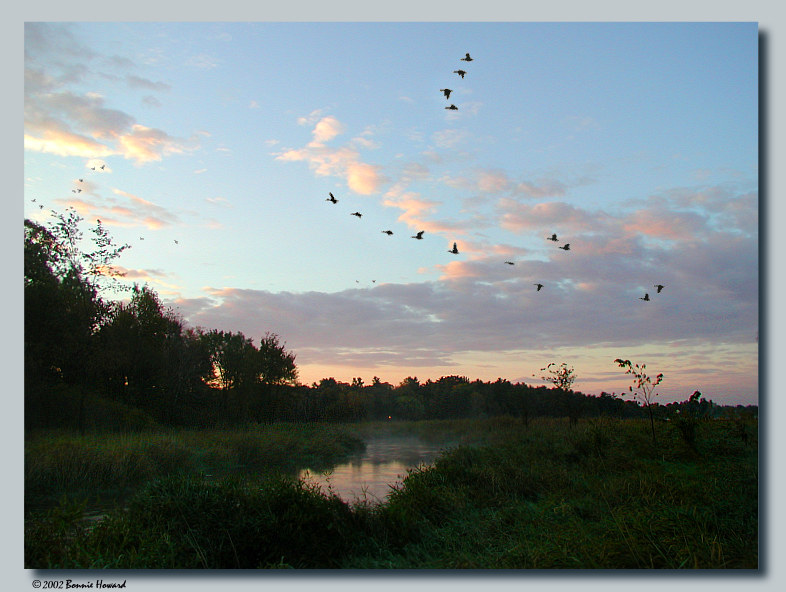 photo "Flight to Glory" tags: landscape, autumn, sunset