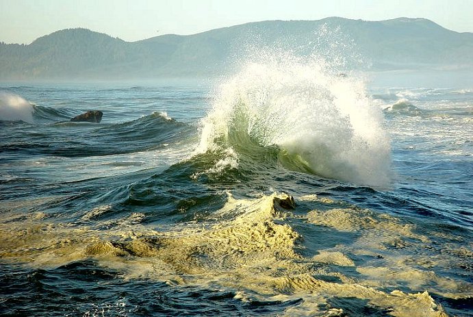 фото "Green Wave" метки: пейзаж, природа, вода