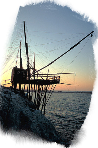 photo "Sunset on Trabucco" tags: landscape, sunset