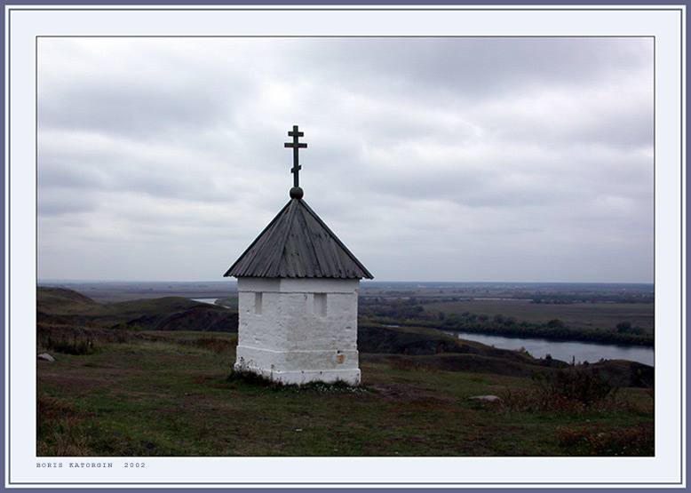 фото "Часовенка" метки: пейзаж, облака, осень