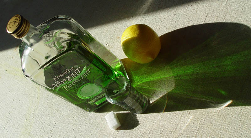 photo "Light and Shadow Games. Absinthe." tags: still life, genre, 