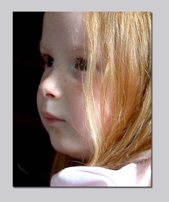 photo "Maisie not looking...." tags: portrait, children