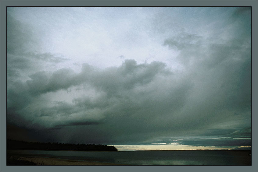 photo "Thunder-storm." tags: landscape, clouds, summer