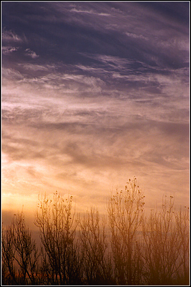 photo "October" tags: landscape, clouds, sunset