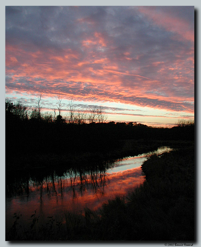 photo "Evening`s Blanket" tags: landscape, clouds, sunset