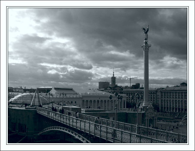 фото "В Киеве стало на один мостик больше" метки: архитектура, путешествия, пейзаж, Европа
