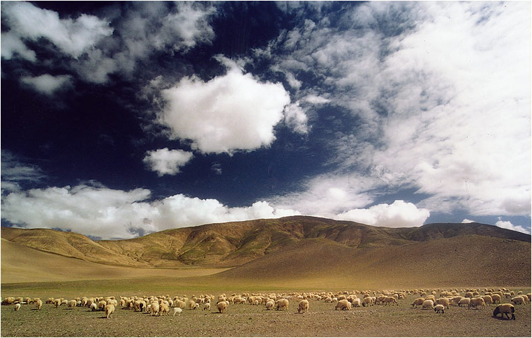 photo "In Tibetian mountains #2" tags: landscape, clouds, mountains