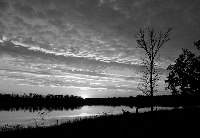 photo "*****" tags: landscape, sunset, water