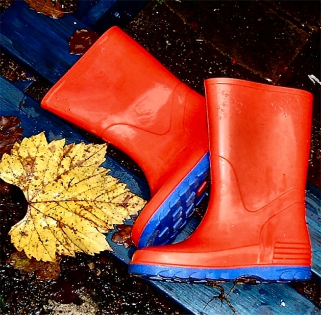 photo "red wellies" tags: still life, 