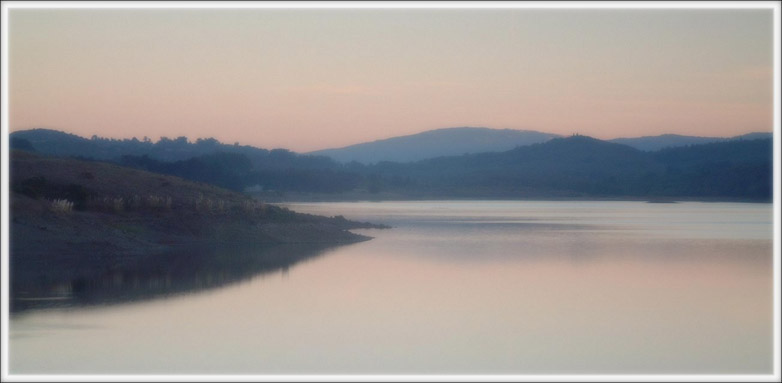 photo "Early twilight colors" tags: landscape, mountains, water