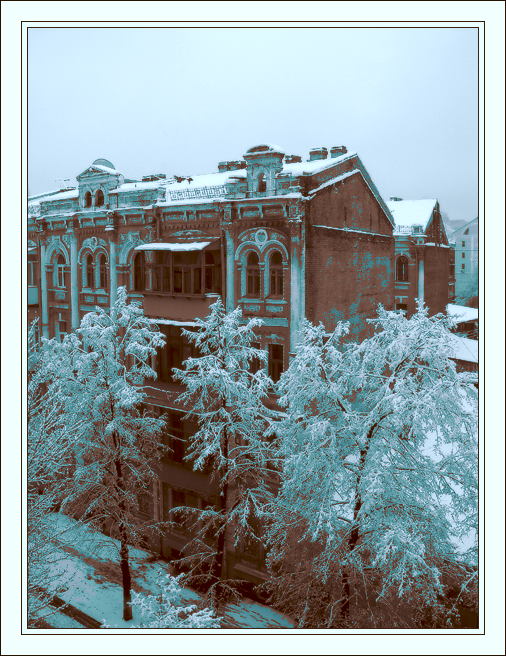 photo "The first snow in Kiev #2" tags: travel, architecture, landscape, Europe