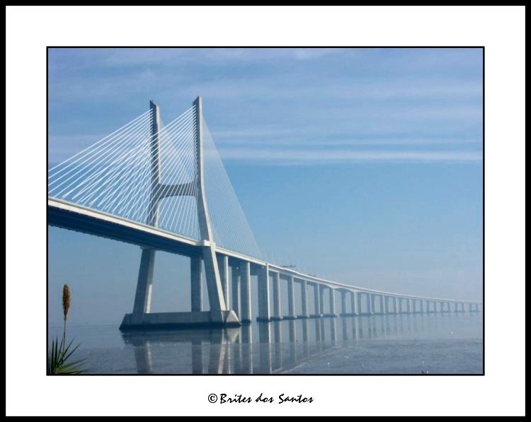 фото "Vasco da Gama bridge I" метки: архитектура, пейзаж, 