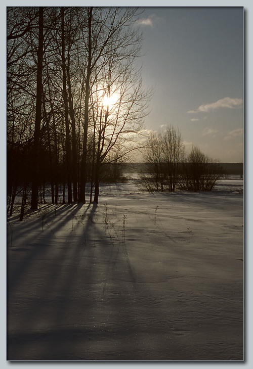 photo "The winter sun" tags: landscape, sunset, winter