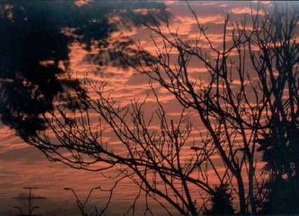 photo "atardecer desde mi balcуn" tags: landscape, clouds, sunset