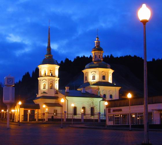 photo "Church" tags: architecture, landscape, sunset