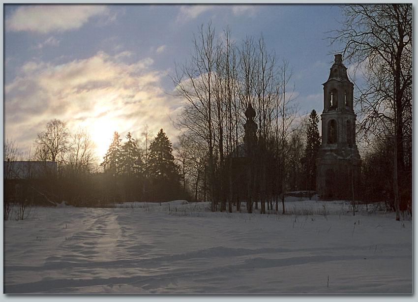 фото "Костромские пейзажи - 3" метки: пейзаж, зима