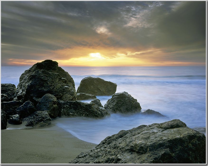 фото "Point Dume Sunset - Malibu" метки: пейзаж, вода, закат