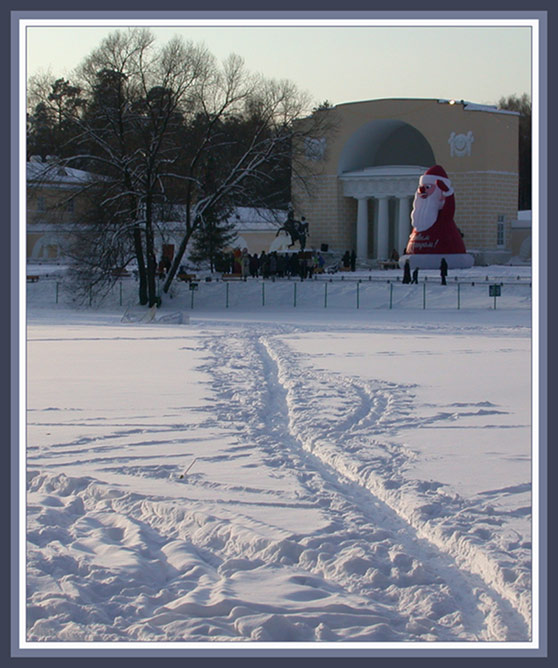 фото "Тропа к дворцу Деда Мороза" метки: пейзаж, жанр, зима