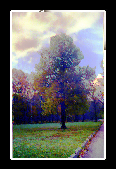 photo "Autumn Sketch in Cold Colours" tags: montage, landscape, autumn