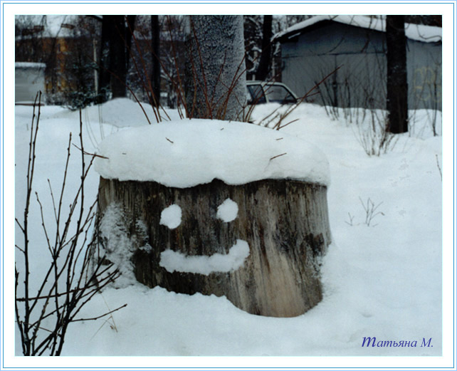 photo "Smile" tags: landscape, humor, winter