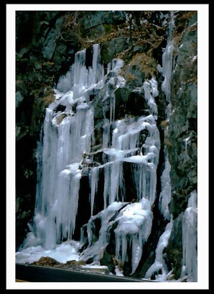 фото ""Winter waterfall"" метки: природа, пейзаж, зима