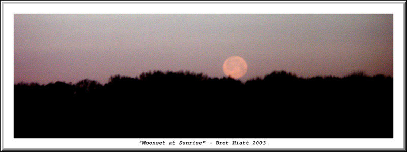 фото ""Moonset at Sunrise"" метки: пейзаж, закат