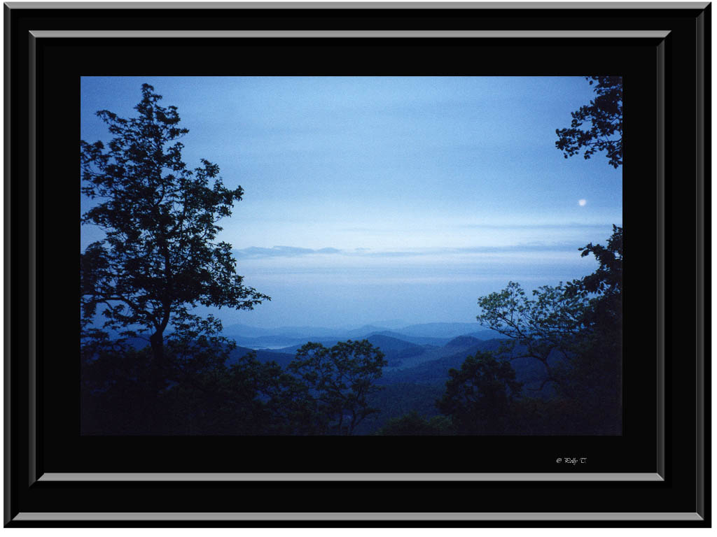 photo "Moonlit Mountains" tags: landscape, mountains, night