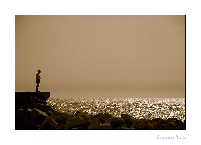 photo "The thinker" tags: reporting, landscape, water