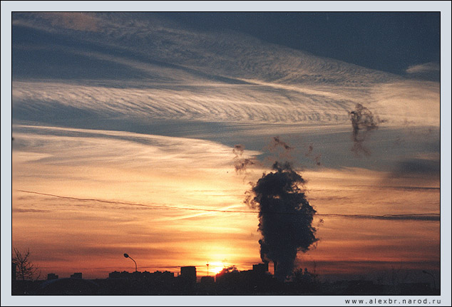 photo "The blazing inferno" tags: landscape, sunset