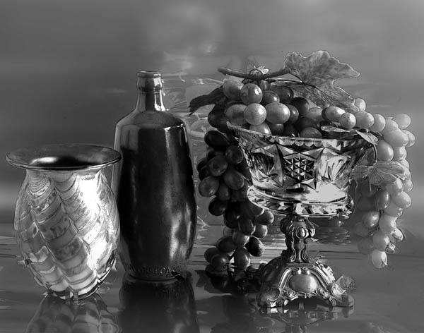 фото "Still life with Jars & Grapes" метки: натюрморт, 